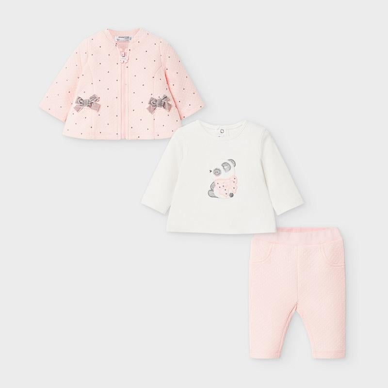 Mayoral 3 Piece Tracksuit Baby Rose - Luna Baby Modern Store