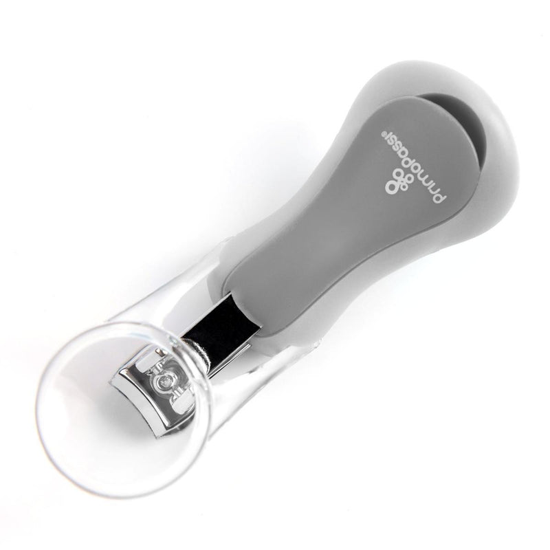 Primo Passi Nail Clipper W/ Magnifier (Grey)