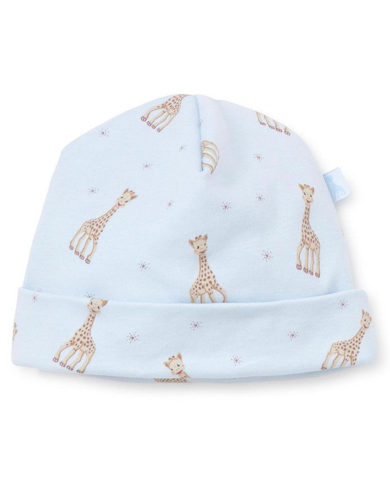 Kissy Kissy Sophie La Girafe Print Hat Light Blue