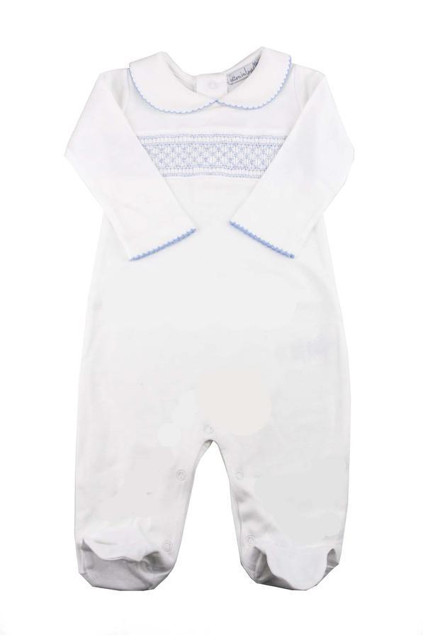 Patucos Smocked Cotton Pajama Pima Cotton - Luna Baby Modern Store