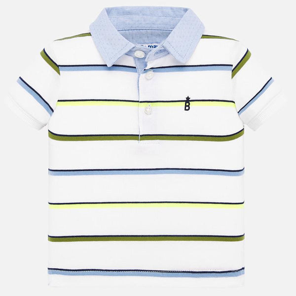 Mayoral Stripes S/s Polo - Luna Baby Modern Store
