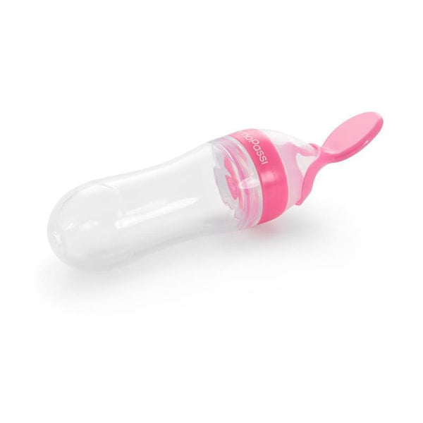 Silicone Squeezy Spoon Pink