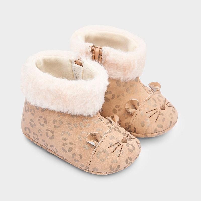 Mayoral Booties With Faux Fur - Luna Baby Modern Store