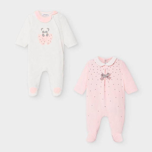 Mayoral Set Of 2 Sleepwear Onesies Baby Girl - Luna Baby Modern Store