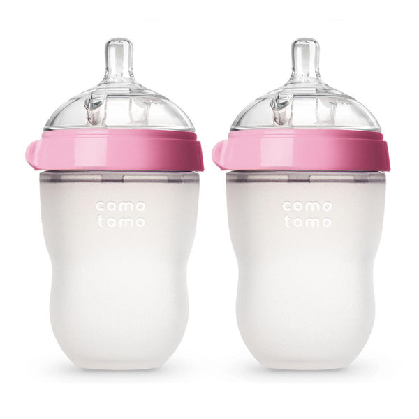 Baby Bottle 2 Packs 250ml / 8oz Pink