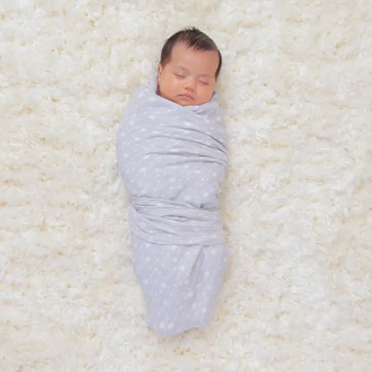 Baby Muslin Swaddle Blankets 4 Pack Sage Blush