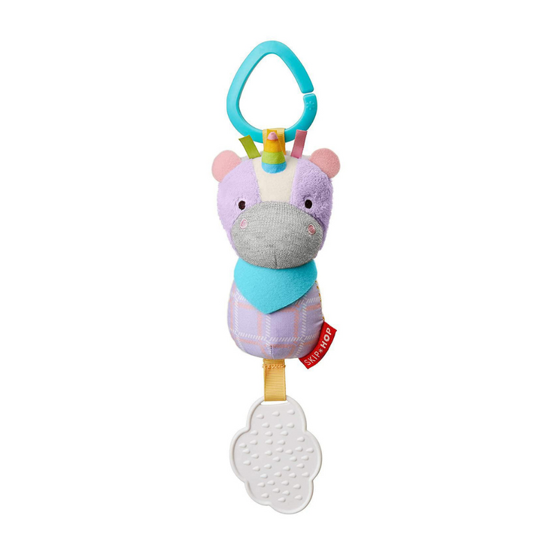 Bandana Buddies Chime & Teether Toy - Unicorn