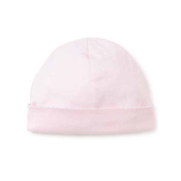Basic Hat Dots Print Pink/White