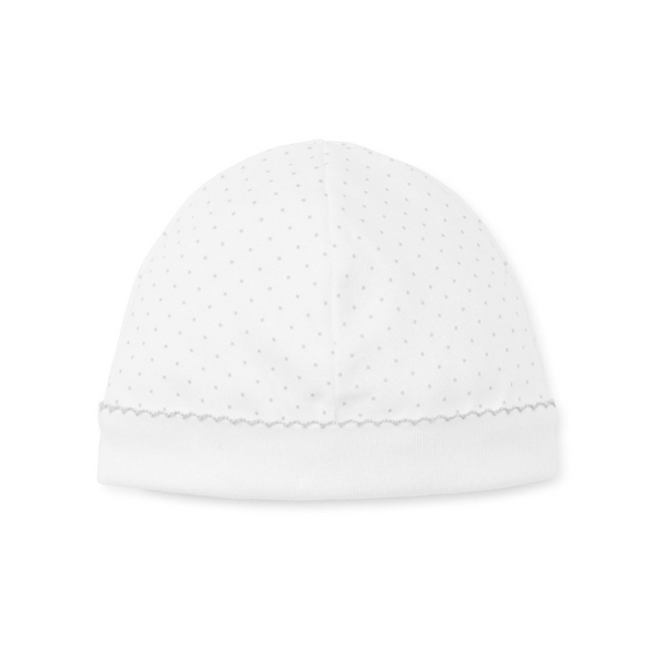 Basic Hat Dots Print White/Silver