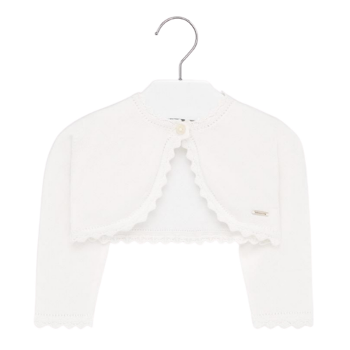 Basic Knitted Cardigan White
