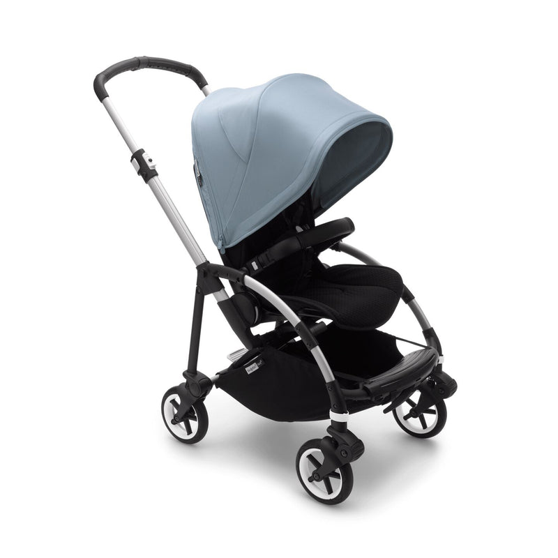 Bee 6 Complete Stroller Aluminum Chassis/Black Seat/Vapor Blue Canopy
