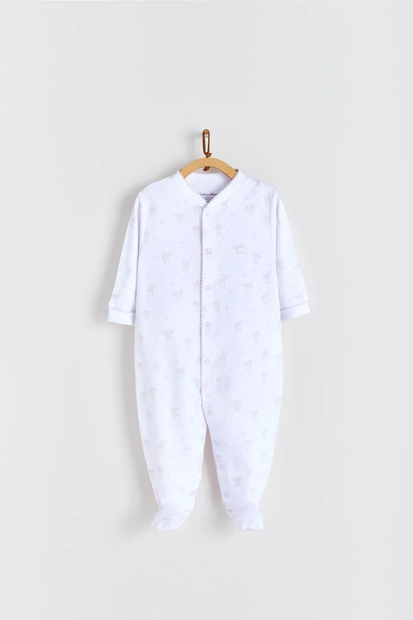 Colette Wishing Pima Cotton Footed Pajama - Pink