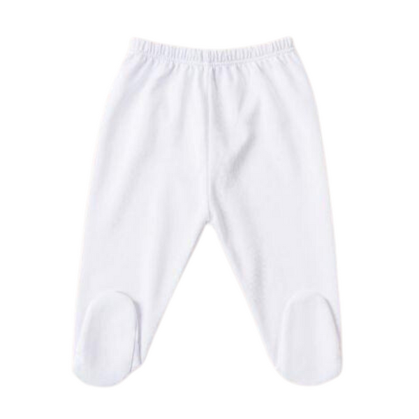 Logo Footed Pants White