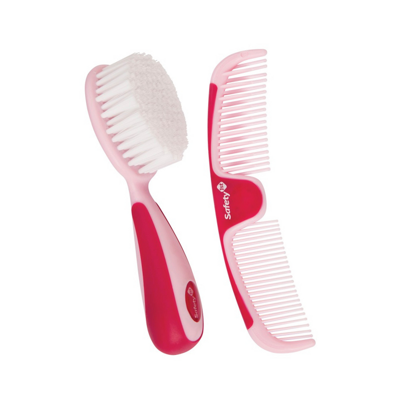 Easy Grip Brush & Comb Pink