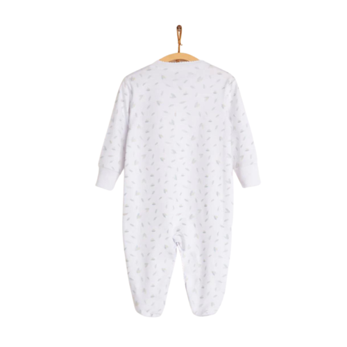Feathers Snaps Footed Pajama