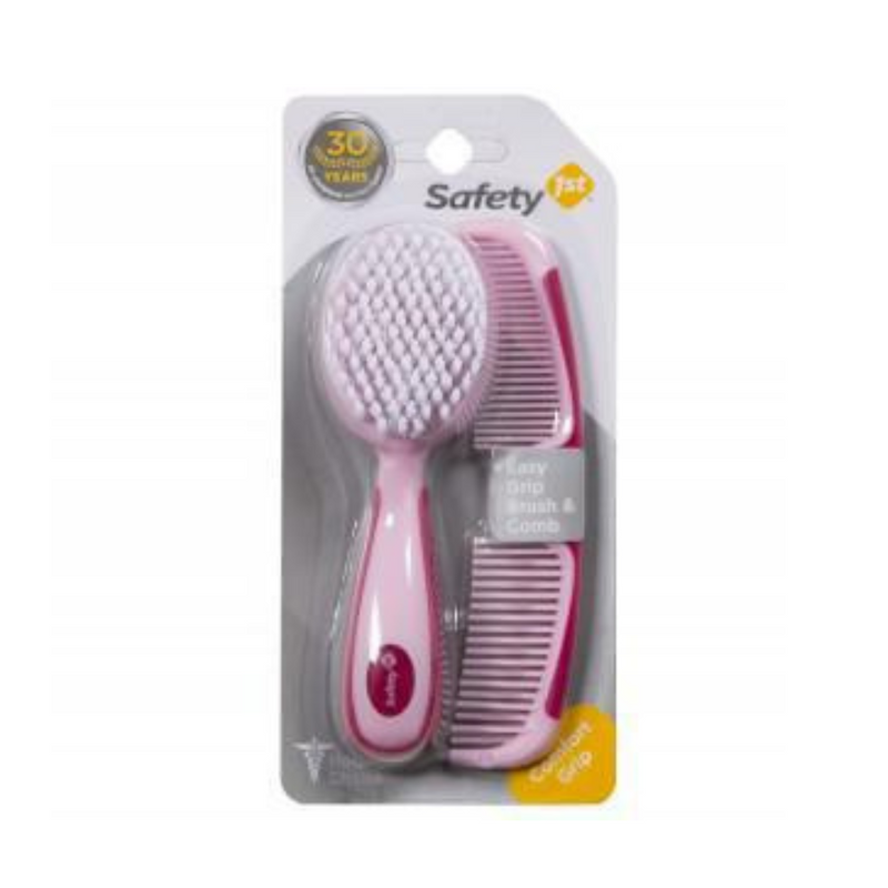 Easy Grip Brush & Comb Pink