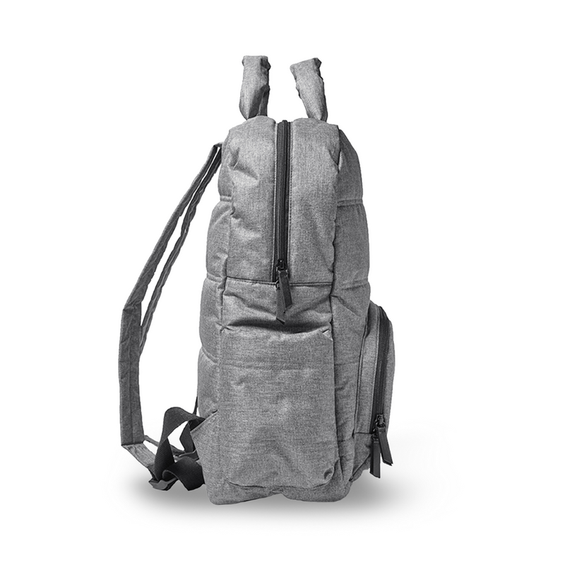 BK718 Diaper Backpack Heather Grey