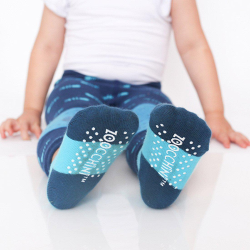 Grip+Easy Comfort Crawler Legging & Socks Set Shark