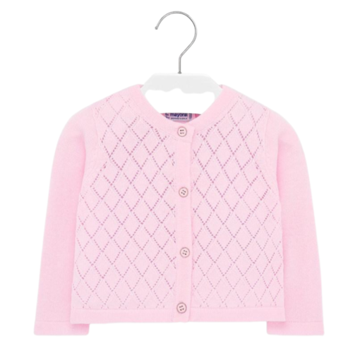 Knitting Cardigan Pink