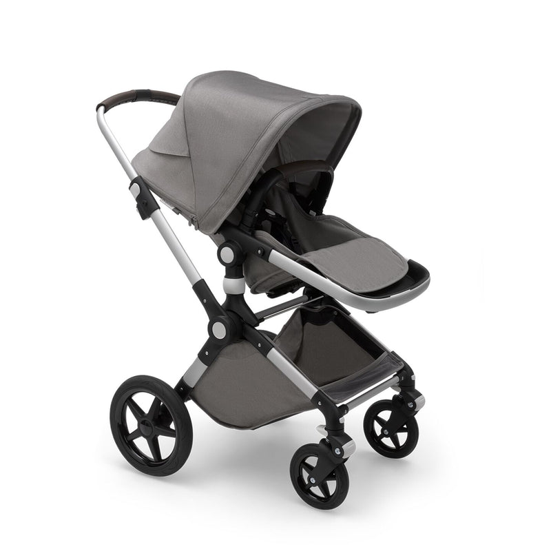 Lynx Complete Stroller - Aluminum Chassis/ Mineral Collection Light Grey Mélange
