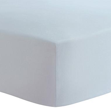 Organic Jersey Fitted Sheet - Blue