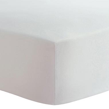 Organic Jersey Fitted Sheet Off White