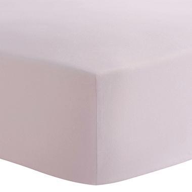 Organic Jersey Fitted Sheet - Pink