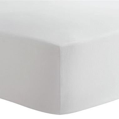 Organic Jersey Fitted Sheet White