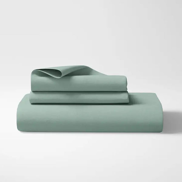 Organic Cotton Queen Fitted Sheet Set - Lily Pad