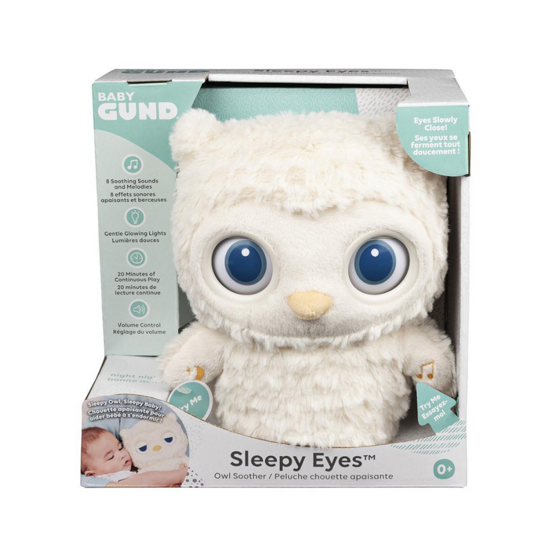 Sleepy Eyes Owl Bedtime Soother 8 In