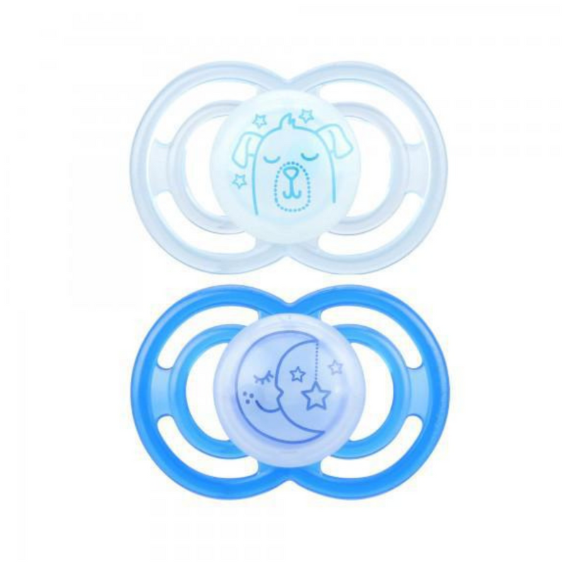 Perfect Night Pacifier, 6 Months, 2-pack Boy
