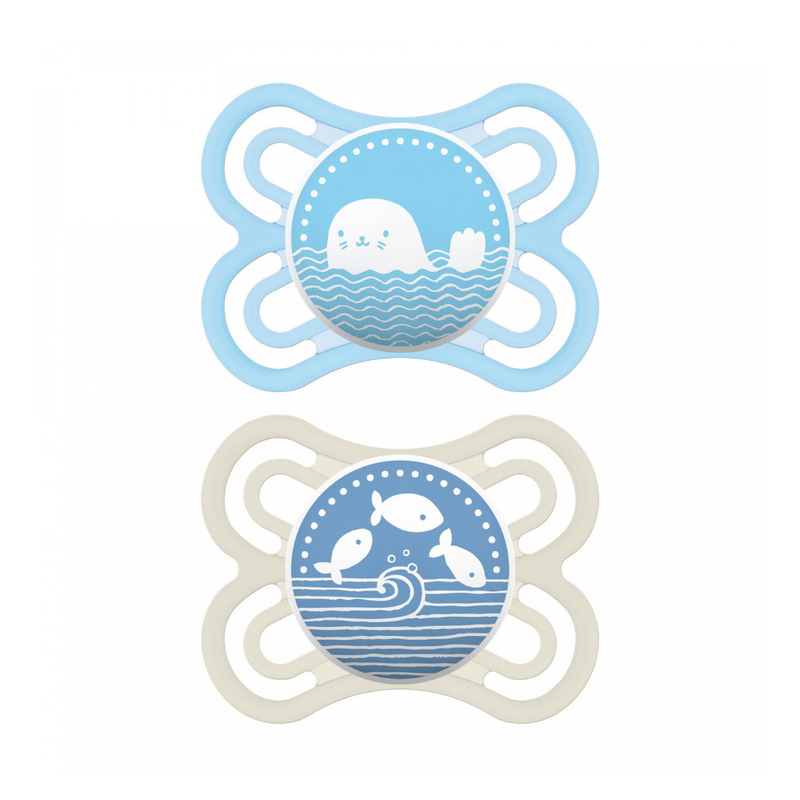 Perfect Pacifier, 0-6 Months, Double Packs Boy