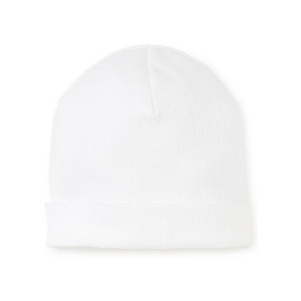 Pointelle Hat White