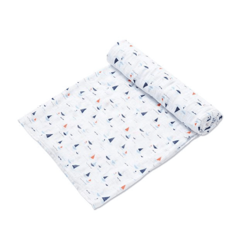 Swaddle Blanket Sail Boats
