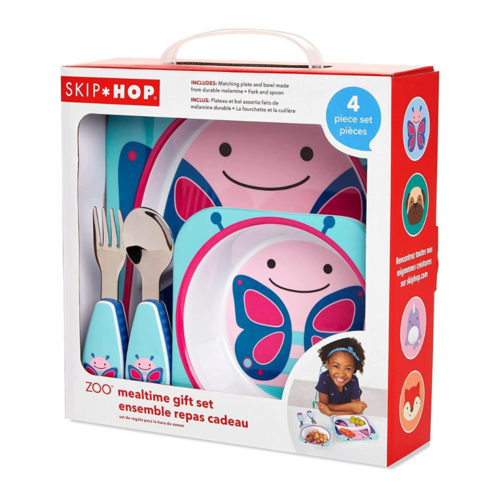 Zoo Mealtime Gift Set Butterfly