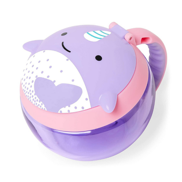 Zoo Snack Cup Narwhal