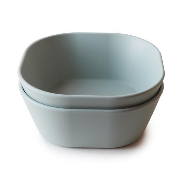 Mushie Square Dinnerware Bowl Set of 2 - Luna Baby Modern Store
