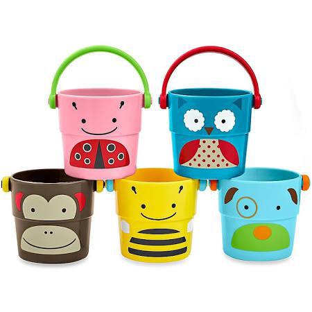 Skip Hop Zoo Stack & Pour Buckets - Luna Baby Modern Store