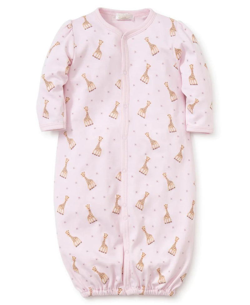 Sophie La Girafe Print Converter Gown Pink