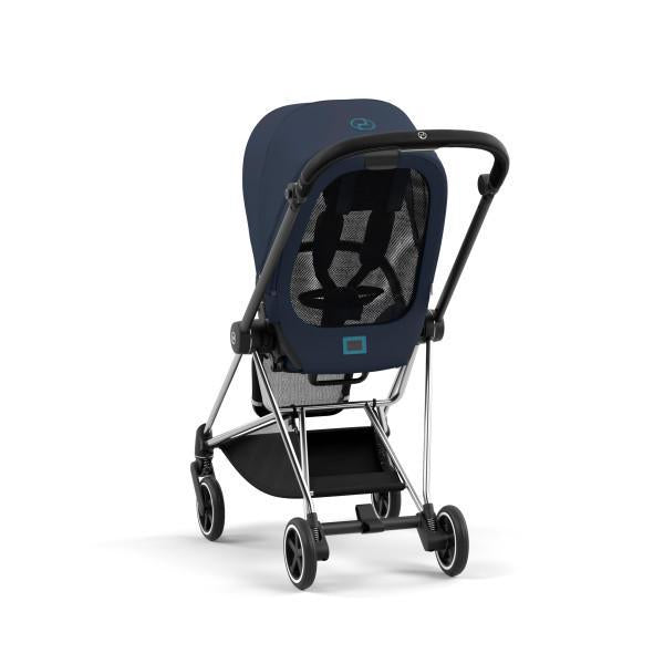 Mios 3 Stroller - Chrome/Black Frame and Nautical Blue Seat Pack