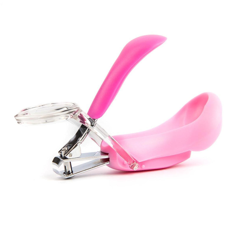 Nail Clipper W/ Magnifier (Pink)