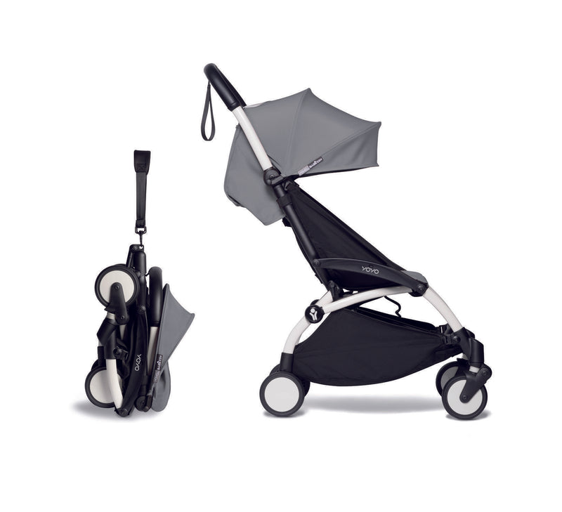 YOYO2 6+ Complete Stroller White Frame / Grey