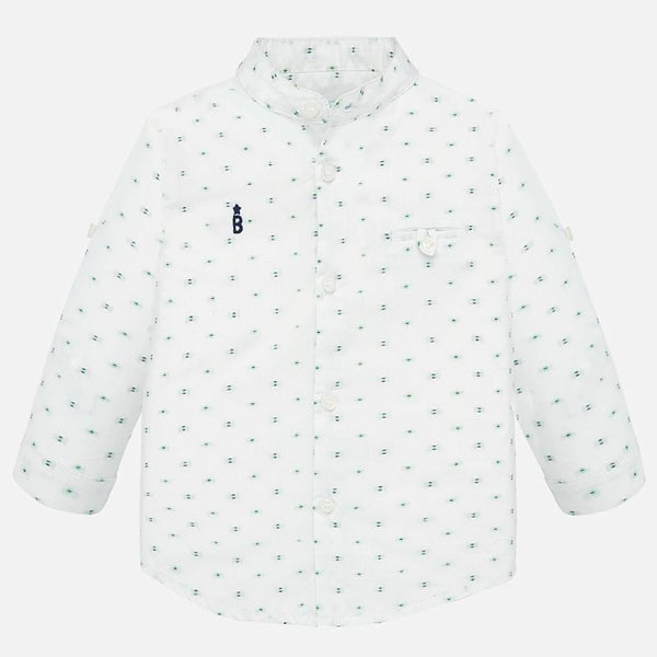 Mayoral L/s Mao Collar Shirt - Luna Baby Modern Store