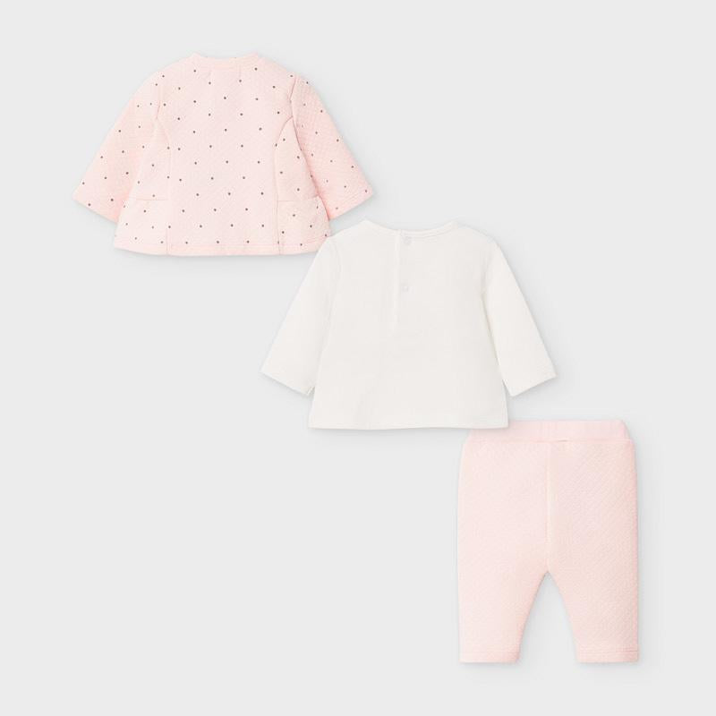 Mayoral 3 Piece Tracksuit Baby Rose - Luna Baby Modern Store