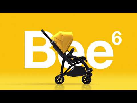 Bugaboo Bee6 Complete Stroller - Black/Sunrise Yellow