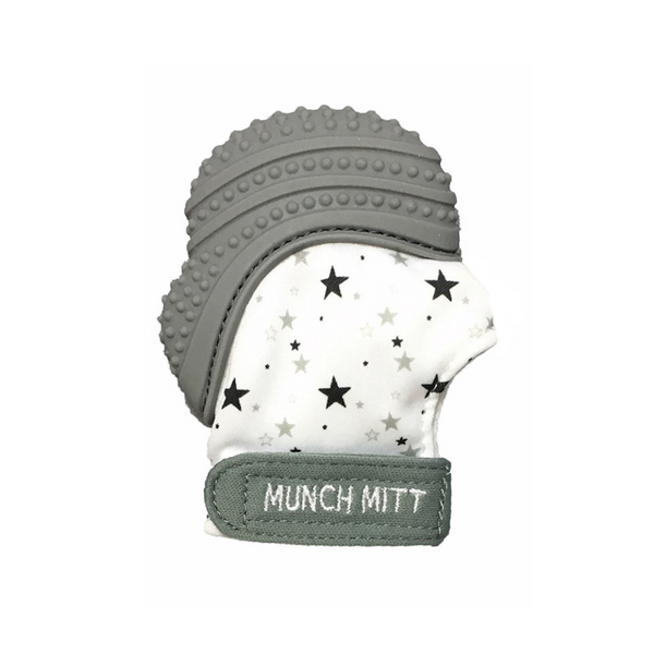 kids Munch Mitt Grey Stars
